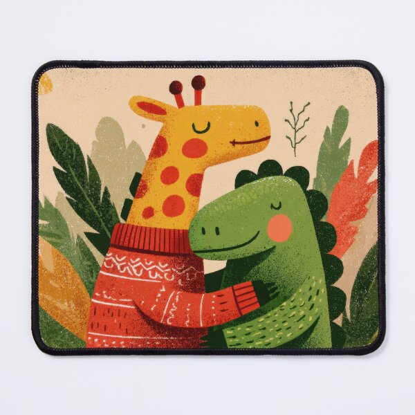 Item preview, Two friends share a hug in nature designed and sold by anytka.