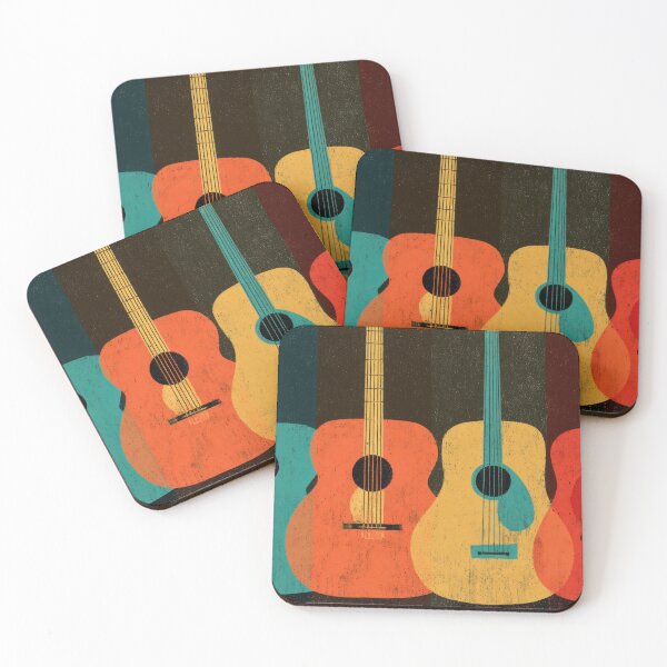 Item preview, Colorful guitars lined up for music designed and sold by anytka.