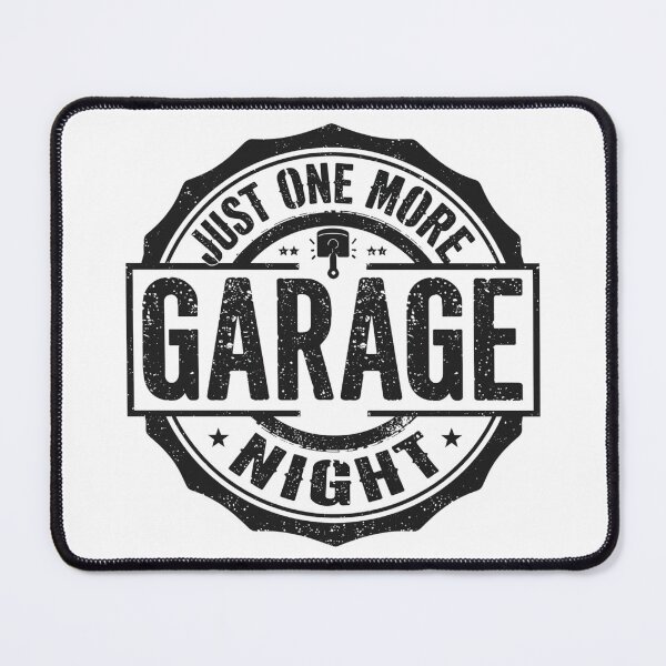 Item preview, Just One More Garage Night – DIY Mechanic Humor Shirt designed and sold by KapiPrint.