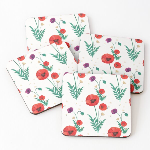 Item preview, Poppy Stems designed and sold by medadesign.