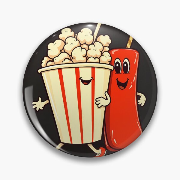 Item preview, Movie Theater Snacks Cute Art designed and sold by Cine8.