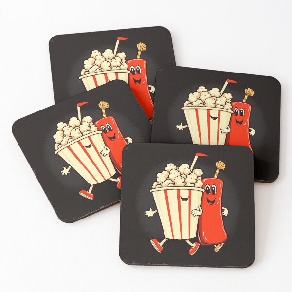 Item preview, Movie Theater Snacks Cute Art designed and sold by Cine8.
