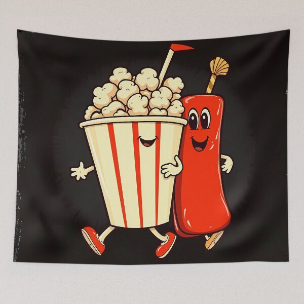 Item preview, Movie Theater Snacks Cute Art designed and sold by Cine8.