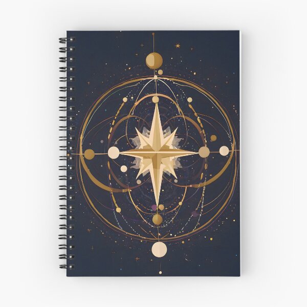 Item preview, Celestial Compass Wall Art Print designed and sold by PrintBLAIDE.