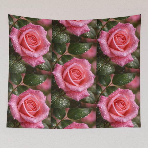 Item preview, Pink Hybrid Tea Rose designed and sold by Dreamy Armine Art.