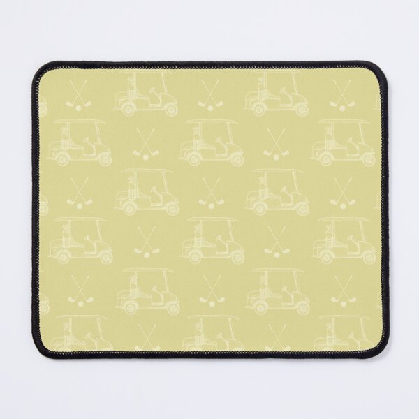 Item preview, Tonal Golf Carts & Clubs on Yellow designed and sold by KSimpson838.
