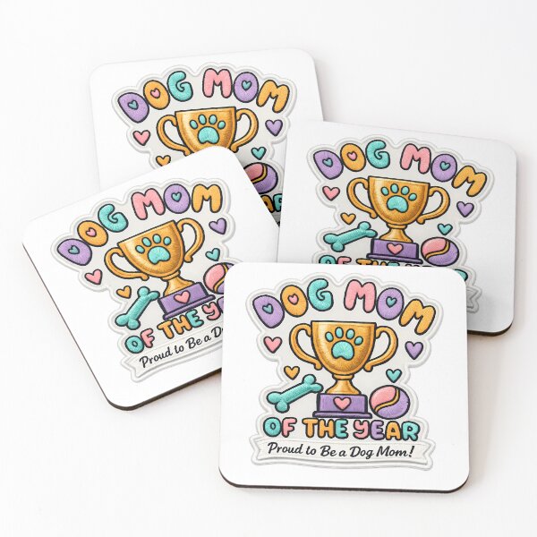 Item preview, Dog Mom of the Year Trophy Patch designed and sold by Mastermind-Art.