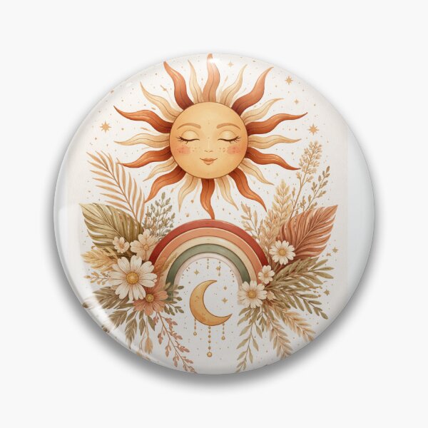 Item preview, Boho Sun and moon designed and sold by polihimnia.