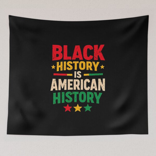 Item preview, Black History Is American History designed and sold by DemureArtsy.