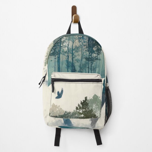 Item preview, Deer moves among trees, birds soar designed and sold by anytka.