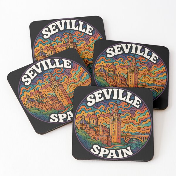 Item preview, Seville Spain Trippy Travel designed and sold by TomFrontierArt.