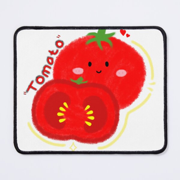 Item preview, Cute Kawaii Tomato Character - Happy Tomato Illustration designed and sold by TavaCreart.