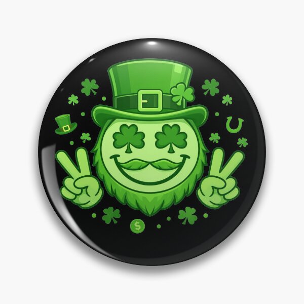 Item preview, Shamrock Smile Face St Patricks Day designed and sold by Kladhadredo.