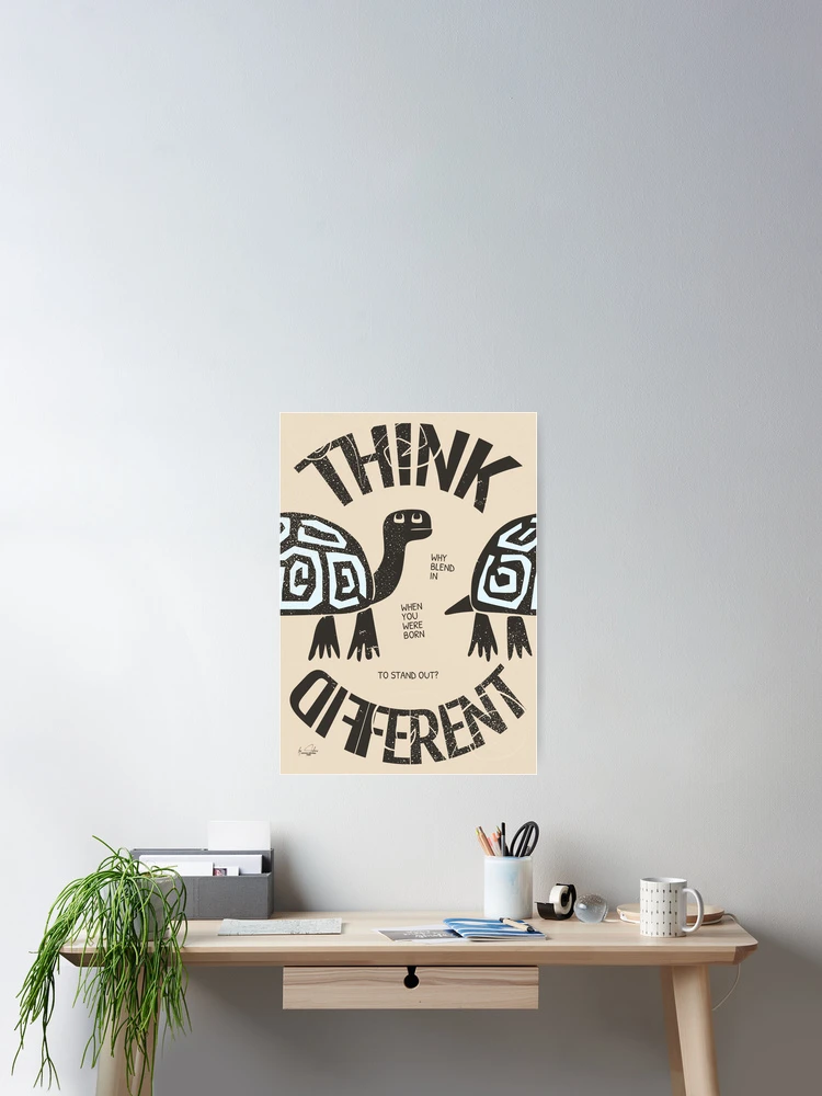 Thumbnail 2 of 3, Poster, Think Different designed and sold by Certified Emotional Chaos.