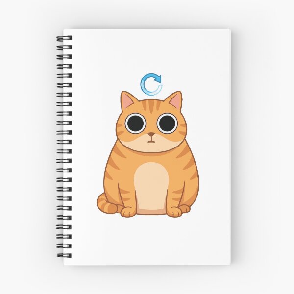 Item preview, Buffering Orange Cat One Braincell Meme designed and sold by Petzzz.