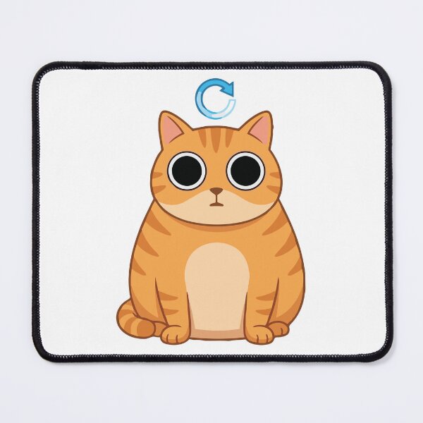 Item preview, Buffering Orange Cat One Braincell Meme designed and sold by Petzzz.
