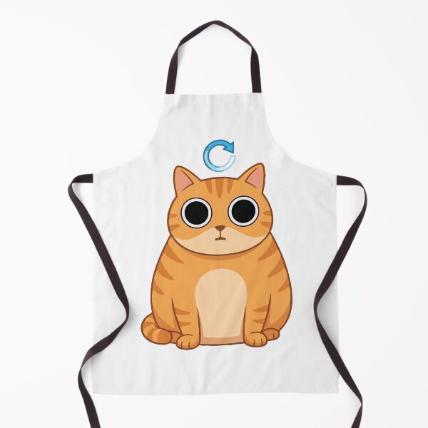 Item preview, Buffering Orange Cat One Braincell Meme designed and sold by Petzzz.