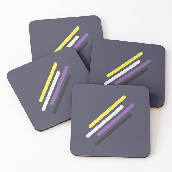 Item preview, Minimalist Lines Non-Binary Pride Design – LGBTQ+ Minimal Art designed and sold by Lanakila Studio.