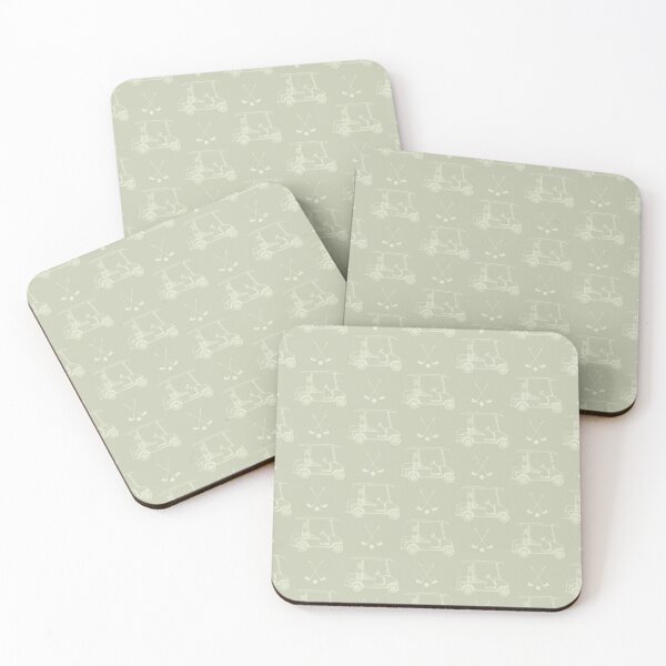 Item preview, Tonal Golf Carts & Clubs on Pastel Gray Green designed and sold by KSimpson838.