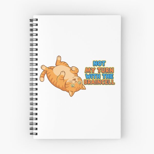Item preview, Not My Turn With The Braincell Funny Orange Cat designed and sold by Petzzz.