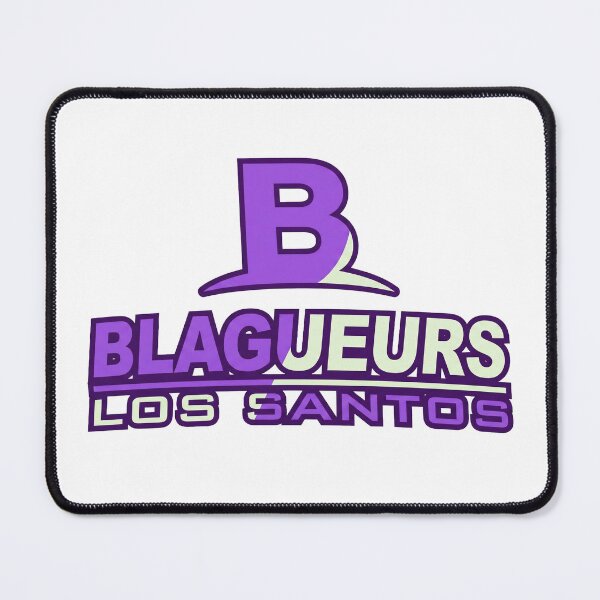 Item preview, Blagueurs Purple Varsity Style Logo - Urban Streetwear Art designed and sold by 1001T-Shirt.