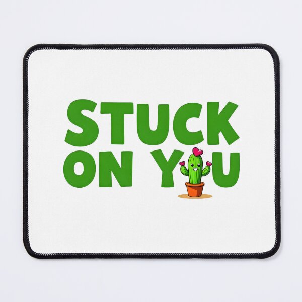 Item preview, Stuck on You – Cute Romantic Valentine Shirt designed and sold by RogueDoodles.