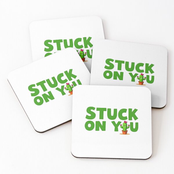 Item preview, Stuck on You – Cute Romantic Valentine Shirt designed and sold by RogueDoodles.