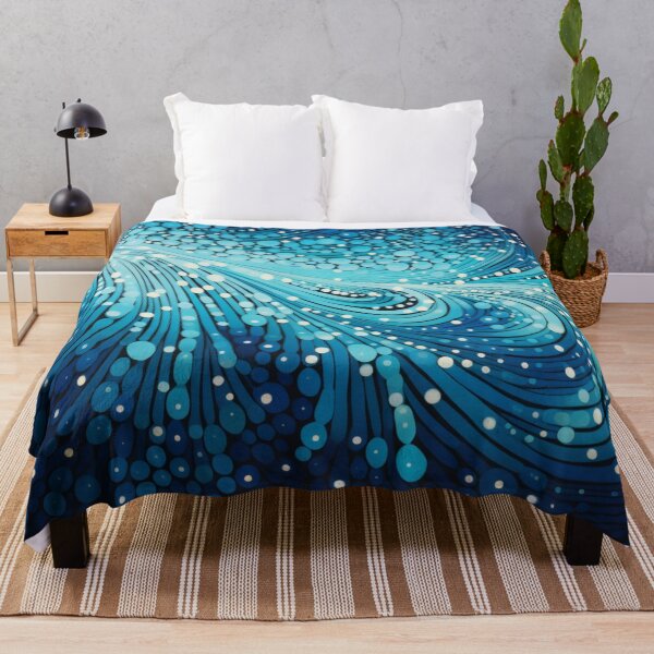 Item preview, Arte de inspiración aborigen: arte ondulado en el agua designed and sold by GrinGalore.