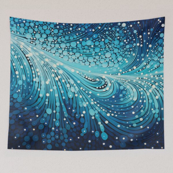 Item preview, Aboriginal Inspired Art - Water Wavy Art designed and sold by GrinGalore.