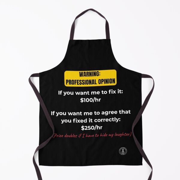 Item preview, Funny Handyman Professional Opinion Fee - Sarcastic Repair Quote designed and sold by The Handyman's Lab.