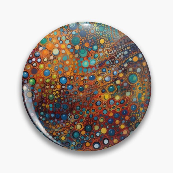 Item preview, Aboriginal Inspired Art - Colorful Pebbles designed and sold by GrinGalore.
