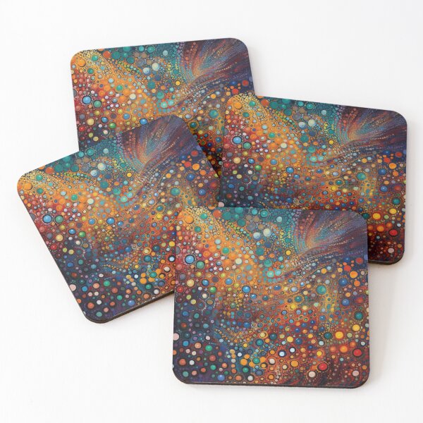 Item preview, Aboriginal Inspired Art - Colorful Pebbles designed and sold by GrinGalore.
