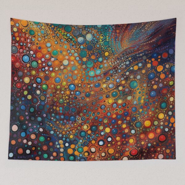 Item preview, Aboriginal Inspired Art - Colorful Pebbles designed and sold by GrinGalore.