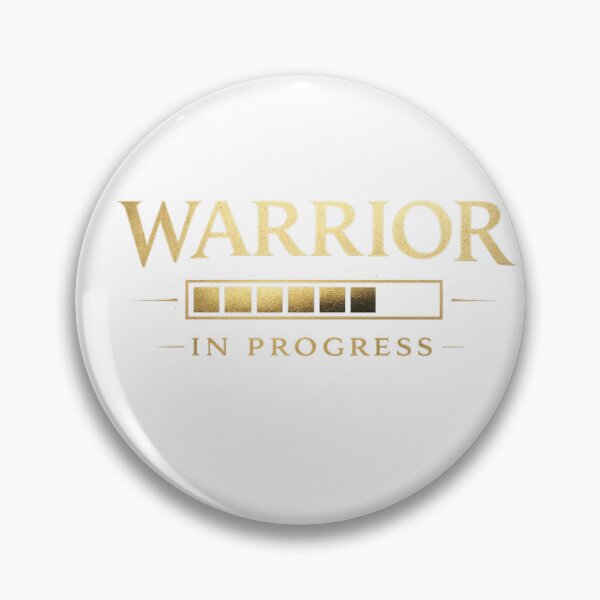 Item preview, Warrior In Progress Minimal Gold designed and sold by Lyubo Genev.