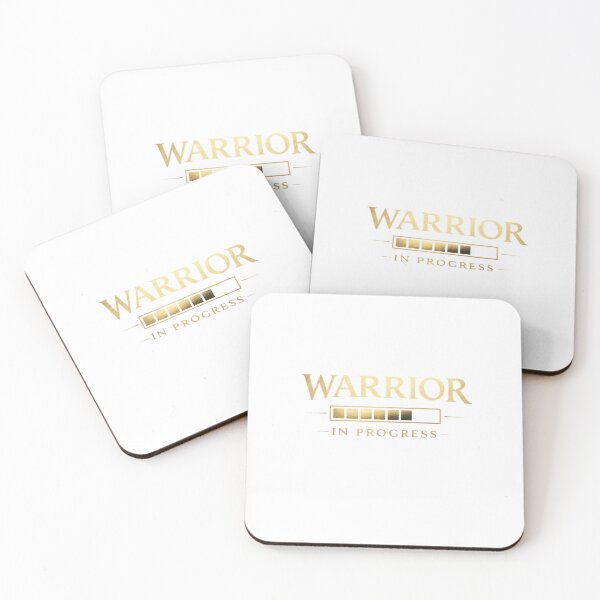 Item preview, Warrior In Progress Minimal Gold designed and sold by Lyubo Genev.