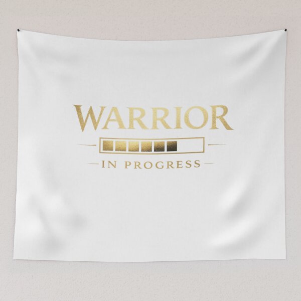 Item preview, Warrior In Progress Minimal Gold designed and sold by Lyubo Genev.