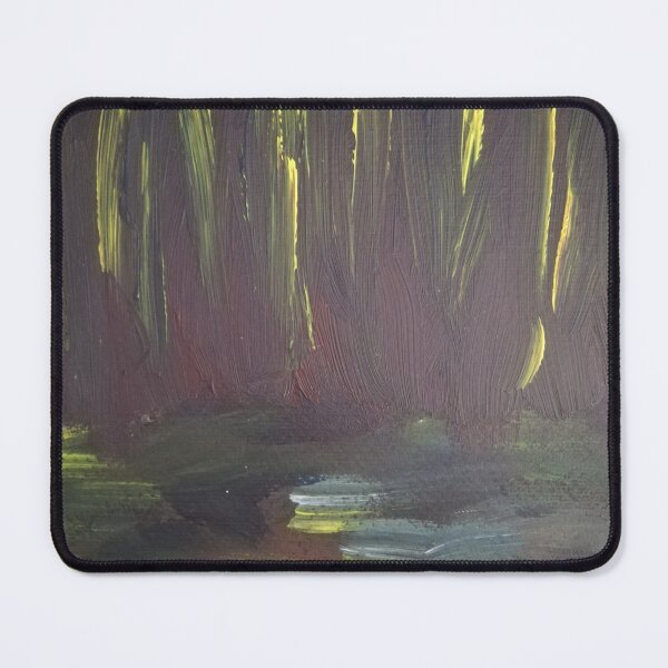 Item preview, Unresting minds: abstract sky view in yellow, brown and green designed and sold by creativegoldenleaf.