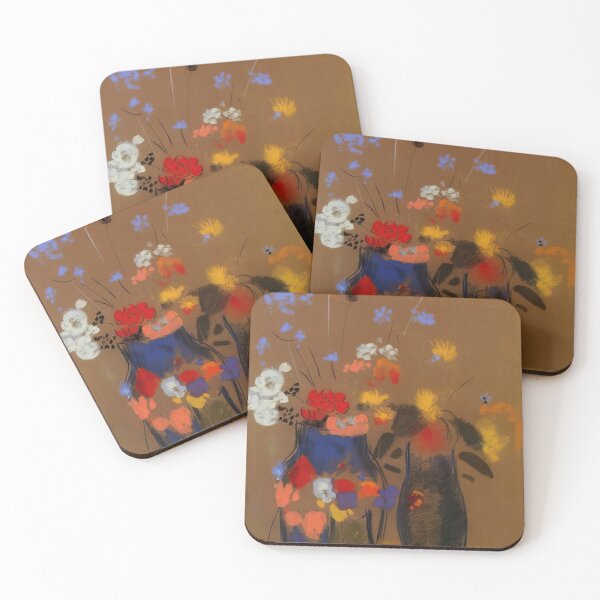 Item preview, Odilon Redon Three Vases Of Flowers designed and sold by melaartni.