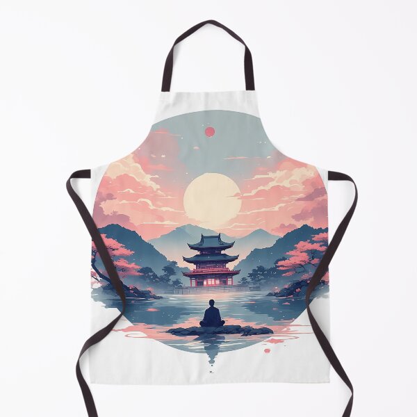 Item preview, Zen Template Meditation at Crimson Sunset designed and sold by TheDreamsMaker.