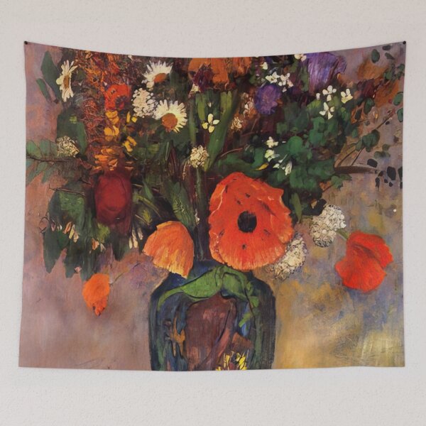 Aperçu de l'œuvre Vase de fleurs Odilon Redon créée et vendue par melaartni.