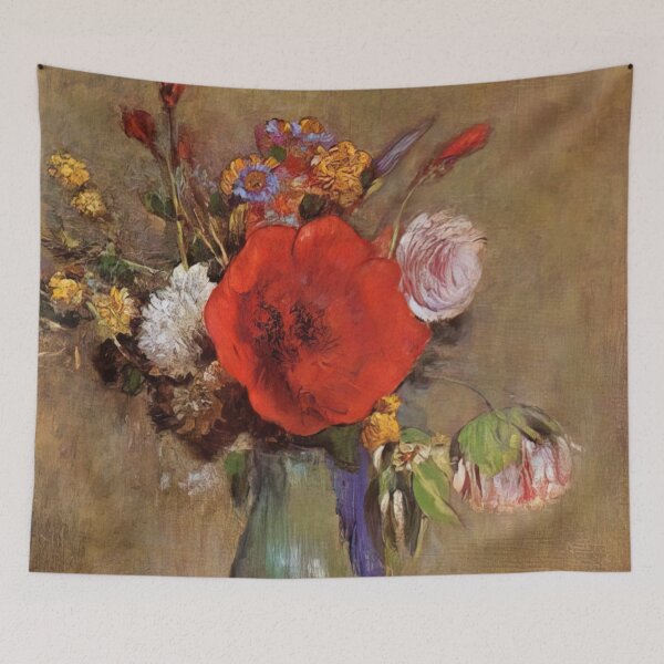 Item preview, Odilon Redon Vase Of Flowers 11 designed and sold by melaartni.
