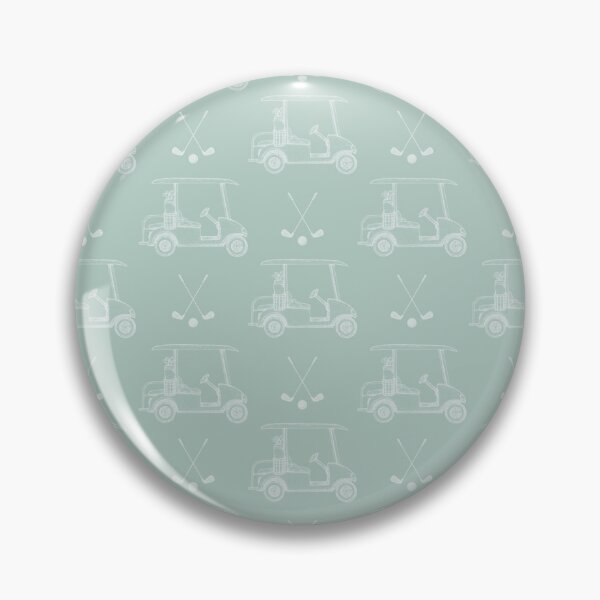 Item preview, Tonal Golf Carts & Clubs on Pastel Gray Turquoise designed and sold by KSimpson838.