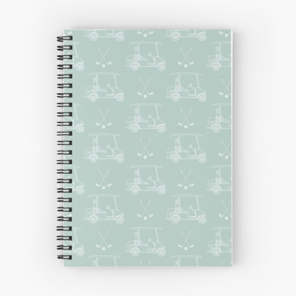 Item preview, Tonal Golf Carts & Clubs on Pastel Gray Turquoise designed and sold by KSimpson838.