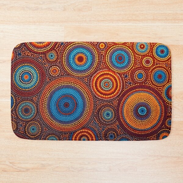 Item preview, Aboriginal Inspired Art - Circles Pattern designed and sold by GrinGalore.