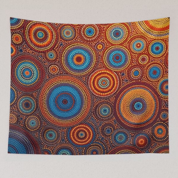 Item preview, Aboriginal Inspired Art - Circles Pattern designed and sold by GrinGalore.