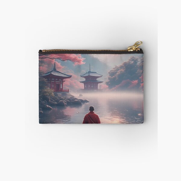 Item preview, Zen Temple at Sunset - Meditation Serenity Landscape designed and sold by TheDreamsMaker.