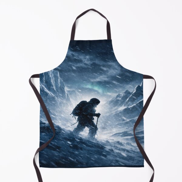 Item preview, Cinematic Antarctic Explorer in Snowstorm – Epic Survival Adventure Wall Art designed and sold by Globalcitytees.