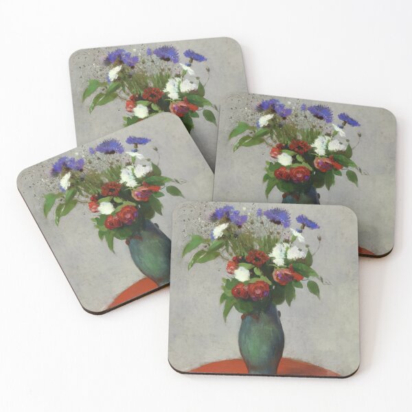 Item preview, Odilon Redon Vase Of Flowers On A Red Tablecloth designed and sold by melaartni.