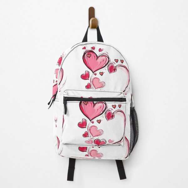 Item preview, Swirling Pink Ribbon Heart Saint Valentine's Day - Cute Kawaii Love Art Print designed and sold by DesignArtist.ia.