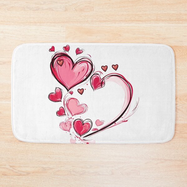 Item preview, Swirling Pink Ribbon Heart Saint Valentine's Day - Cute Kawaii Love Art Print designed and sold by DesignArtist.ia.